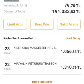 Kredi Kartı Borcu Yapılandırma Talebi Reddedildi