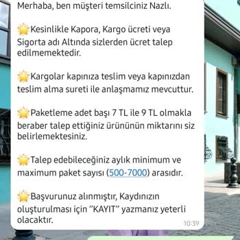 Evde Paketleme İşinde Kişisel Bilgilerimin Güvenliği Konusunda Endişeliyim