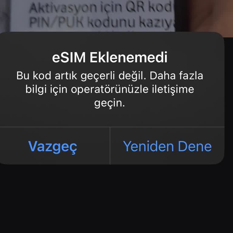 Vodafone Esım Aktivasyon Sorunu Ve Müşteri Hizmetlerine Ulaşamama