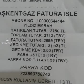 Gazmatik Para İade Talebi!