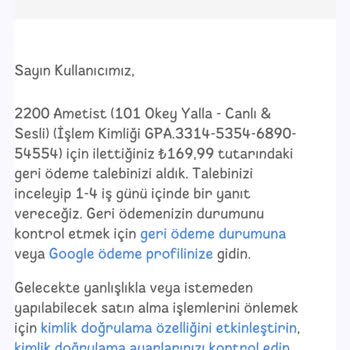 Yanlışlıkla Satın Alınan Ürün İçin İade Talebi