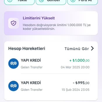 Pep Hesabından Para Gönderme Sorunu