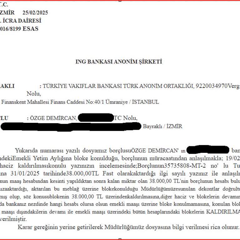 ING Bank'ta Bloke Sorunu Ve İletişim Eksikliği