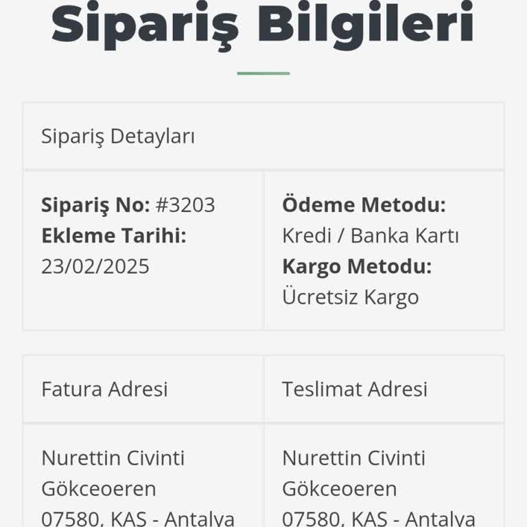 10 Gündür Teslim Edilmeyen Şampuan Siparişi