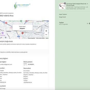 Viscomfort.com'dan Eksik Teslimat Ve İletişimsizlik Sorunu