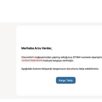 Viscomfort.com'dan Eksik Teslimat Ve İletişimsizlik Sorunu