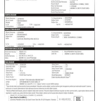 İptal Edilen Sigortanın İadesi Yapılmadı