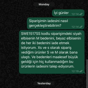Swess.com'da Sipariş Sorunu Ve İletişimsizlik
