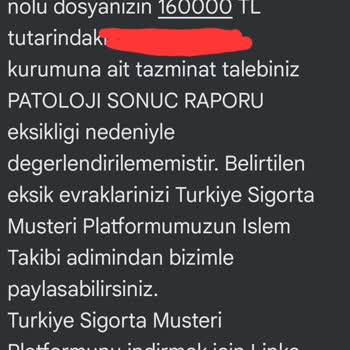 Eksik Belge Uyarısı Ve Çağrı Merkezi Sorunu