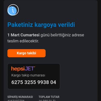 Hepsiburada Jet Kargo Teslimat Sorunu Ve İletişimsizlik