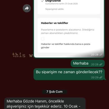 Ürün Kargoya Verilmedi, İade Talebi Reddedildi