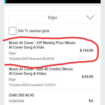 Vodafone'un Haksız Fatura Kesintisi Ve Yetersiz Müşteri Hizmetleri
