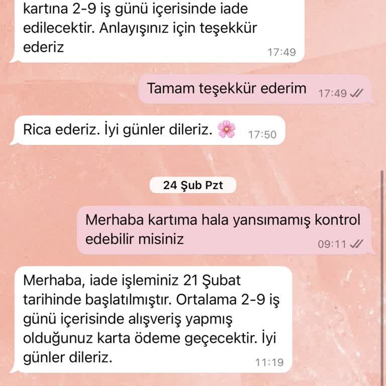 Geciken İade Ödemesi İçin Acil Çözüm Talebi