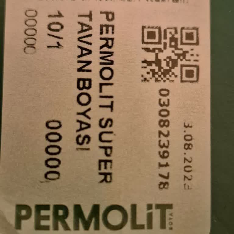 Permolit Tavan Boyasında Karışım Sorunu