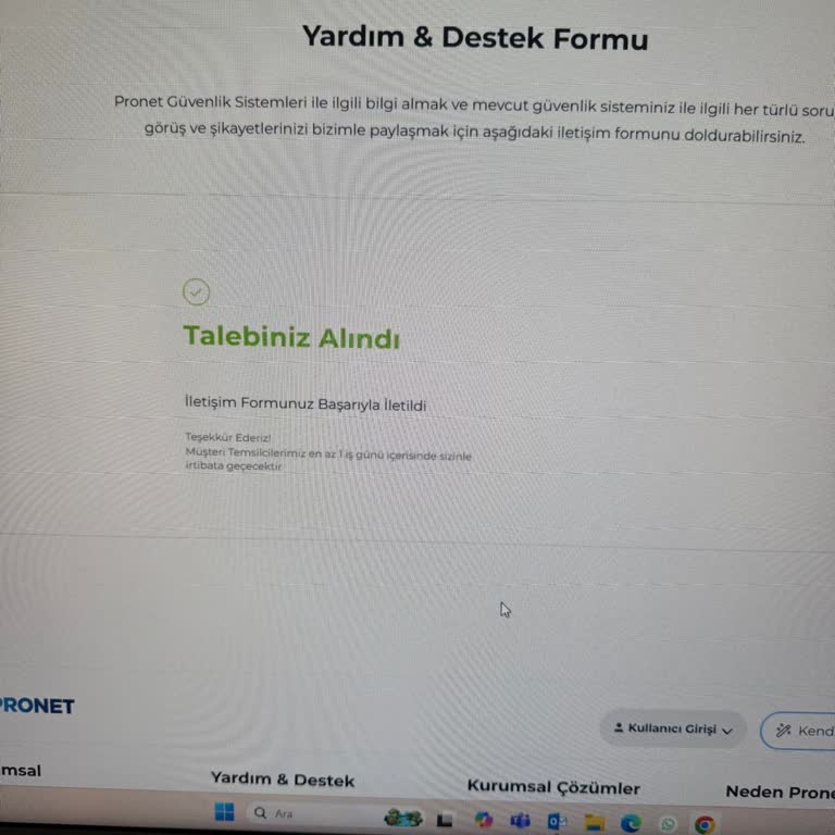 Pronet Alarm Sistemi Üyelik İptalinde Sorunlar