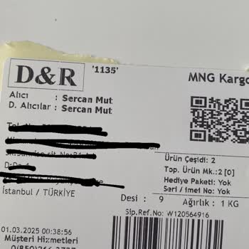 D&R Siparişimde Yanlış Kitaplar Geldi