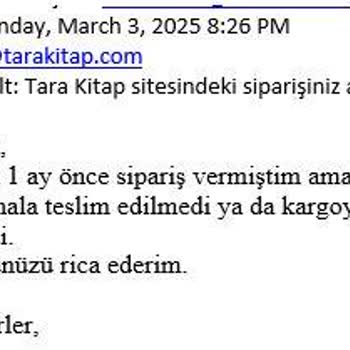Aras Kargo Zincirlikuyu Şubesi İletişim Ve Teslimat Sorunları