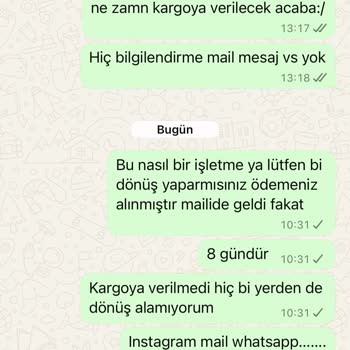 Ödemesi Yapılan Siparişin Teslim Edilmemesi Ve İade Sorunu