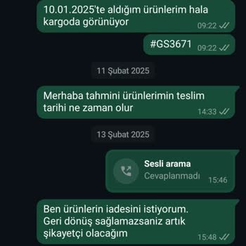 Sipariş Verdim, Ne Pantolon Var Ne İletişim!