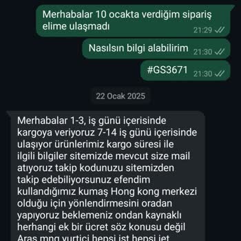 Sipariş Verdim, Ne Pantolon Var Ne İletişim!