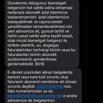 Adres Değişikliğinde Çıkmaza Giren Abonelik İptali