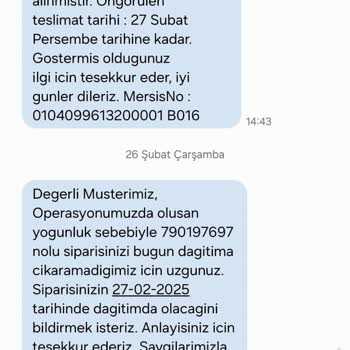 Avansas'tan Sipariş Teslimatında Büyük Sorun