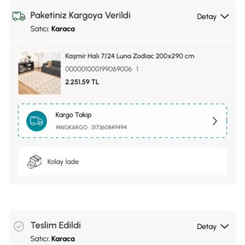 Karaca Online Siparişim Teslim Edilmiyor
