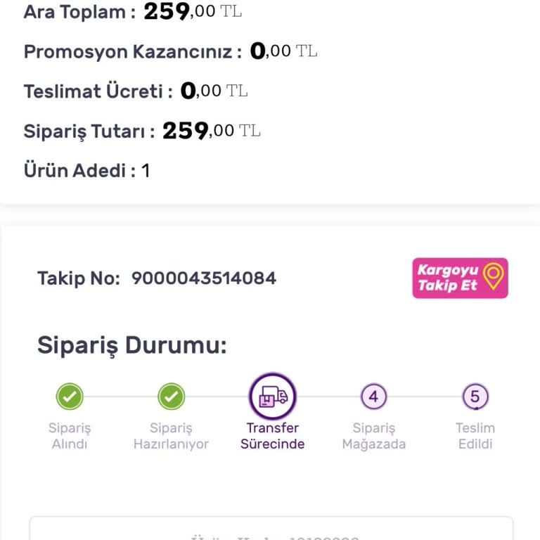 Kargo Takip Bilgilerinin Eksikliği