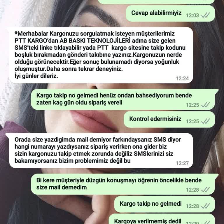 Kargo Takip Numarası Ve Sipariş Mesajı Alınmıyor