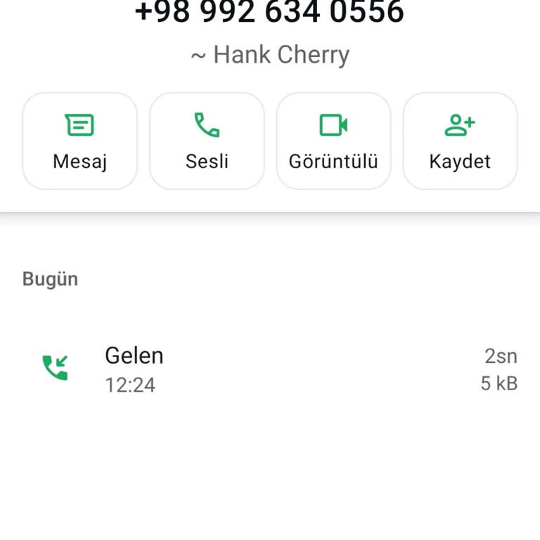 Bilinmeyen Numaradan Gelen Arama Ve Kişisel Bilgi Güvenliği Endişesi