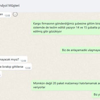 Kargo Teslimat Sorunu Ve İtibar Kaybı