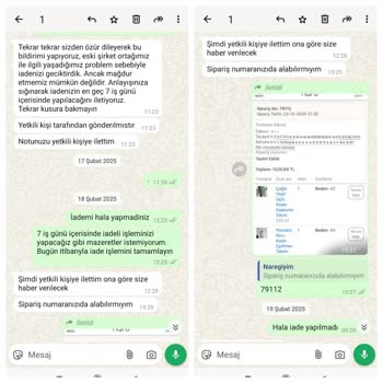 Nare Giyim'den Yanlış Ürün Ve İade Sorunu