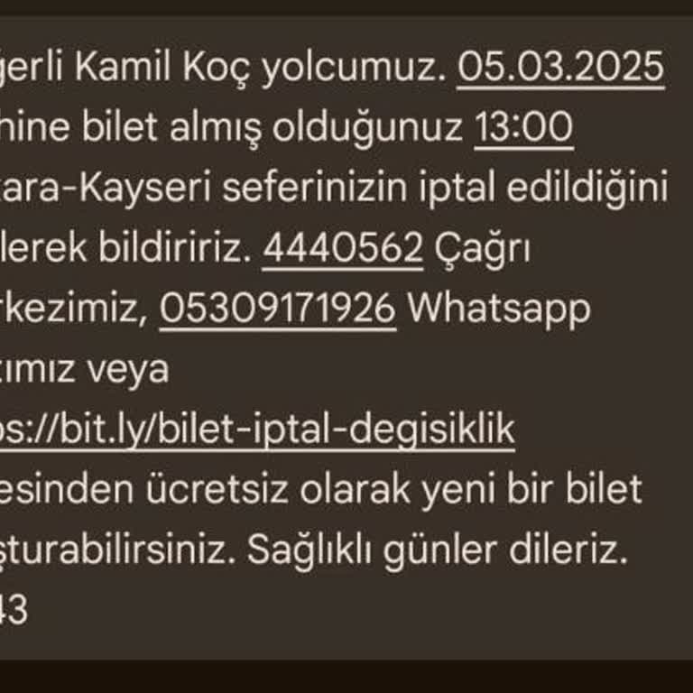 Son Dakika Sefer İptali Yolcuyu Mağdur Etti