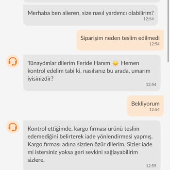 Trendyolmilla Siparişim Bilgilendirme Yapılmadan İptal Edildi