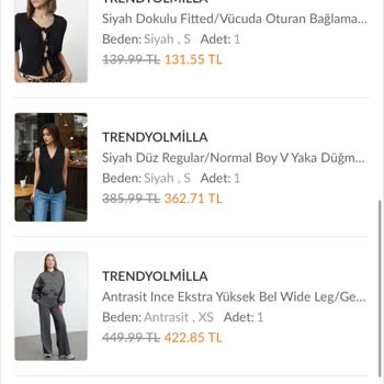 Trendyolmilla Siparişim Bilgilendirme Yapılmadan İptal Edildi
