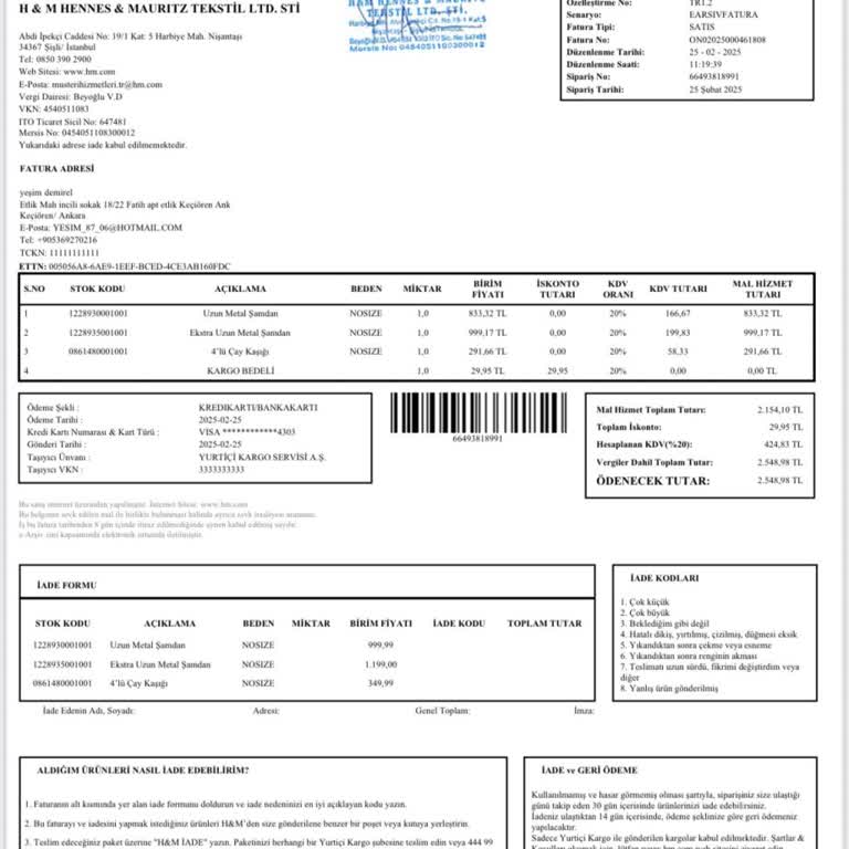 HM Ve Hepsijet İle Yaşanan Teslimat Sorunu