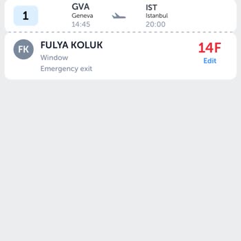 THY Koltuk Seçiminde Beklenmedik Değişiklik