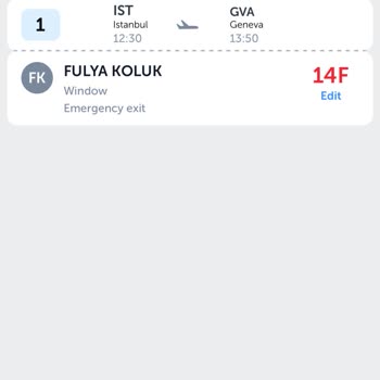 THY Koltuk Seçiminde Beklenmedik Değişiklik