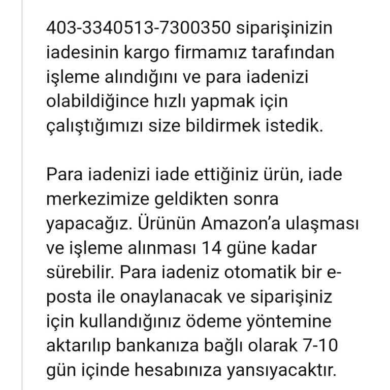 Yanlış Renk Kulaklık Ve Geciken Para İadesi