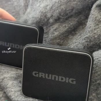 Grundig Videoda Anlattığım Gibi İki Hoparlörün Bağlanmasını İstiyorum!