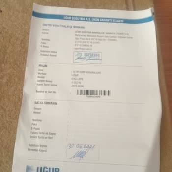 Uğur Derin Dondurucu Servis Gecikmesi Ve Ürün Kaybı Riski