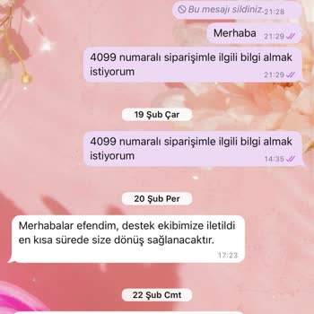 Siparişim Kargoya Verilmedi Ve İletişim Sorunları Yaşıyorum