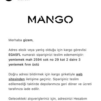 Kargo Numarası Hatası Yüzünden Ürünüm Ulaşmadı