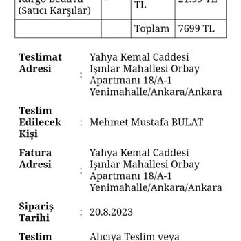 Trendyol Ve Firma Arasında Mağduriyet