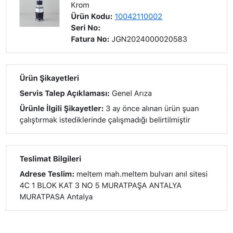 Kargo Sürecinde Yaşanan Sorunlar Ve İletişimsizlik