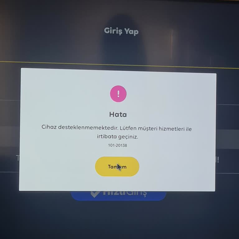 Axen Akıllı TV'de Uygulama Desteği Sorunu