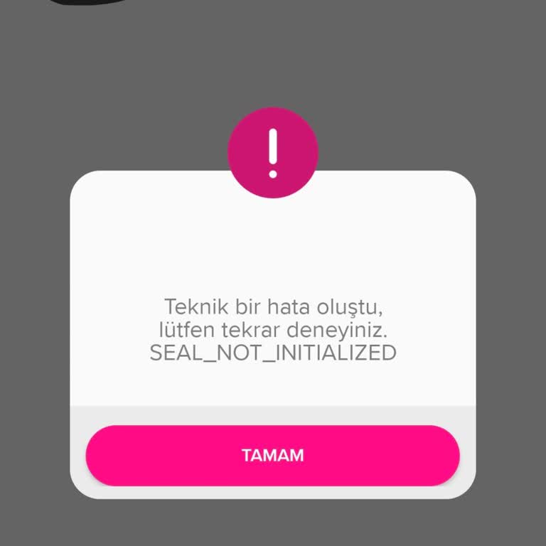 Maximum Mobil Giriş Sorunu: SEAL Hatası