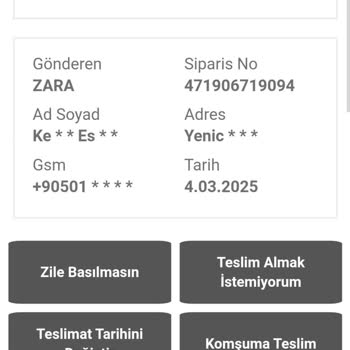 Kargo Teslimatında Bölge Dışı Sorunu