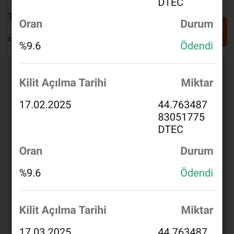 Dtec Ve Bullet Token Sorunları Çözülmüyor