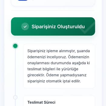 Siparişimin Teslim Edilmemesi Ve Şüpheli İşlemler
